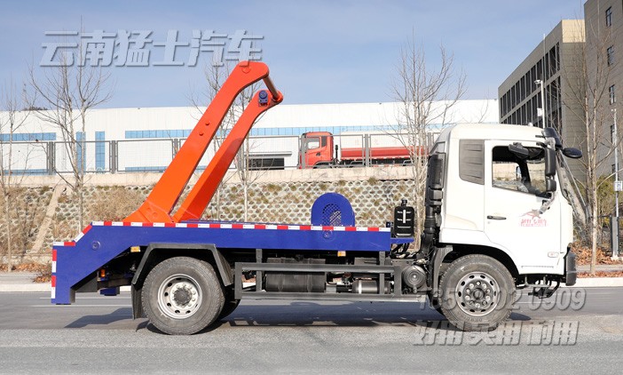 擺臂式垃圾車,大容量環(huán)衛(wèi)垃圾車,12噸垃圾車,垃圾斗改裝,12方碳鋼垃圾斗,掛臂吊臂式垃圾車